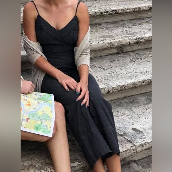 Abercrombie & Fitch Pants - Abercrombie Gray Denim Jumpsuit